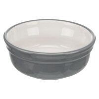 Trixie Napf-Set, Keramik/Metall - petrol/grau - 2 × 0,6 l