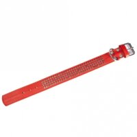 Karlie Vintage Halsband mit 4eck-Nieten 50mm - Rot - 50cm...