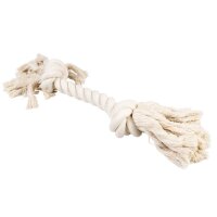 Duvoplus ECO Baumwoll-Tau mit 2 Knoten - weiß -...