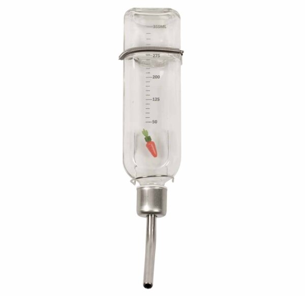 Duvoplus Kleintier-Trinkflasche aus Glas - 350ml