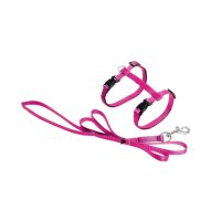 Karlie ASP Katzengeschirr mit Leine - Schwarz