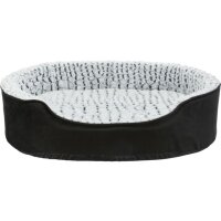 Trixie Vital Bett Lino, oval - schwarz/grau - 110 ×...