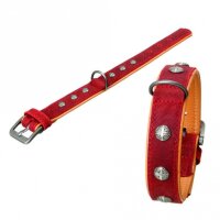 Karlie BUFFALO ORIENTAL Halsband - Dunkelrot/Natur - 30...