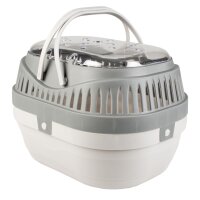 Duvoplus Transportbox für Kleintiere - grau -...