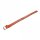 Karlie Vintage Strass Halsband - Mandarine - 4-reihig, 60cm/40mm