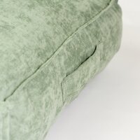 Duvoplus Kissen Velvet rechteckig - grün - 97x68x18,5cm