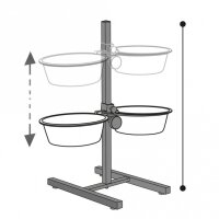 Karlie Otis Plus - Doppelnapfständer - 2,5 l