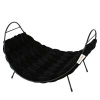 D&D Katzenbett Baily Fleece - schwarz - 40x35x20cm